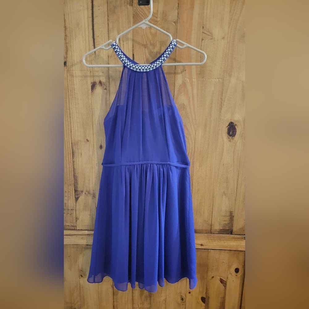 David's bridal deep purple dress size 12